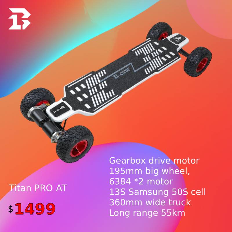 Titan PRO Electric Skateboard Boneeboard
