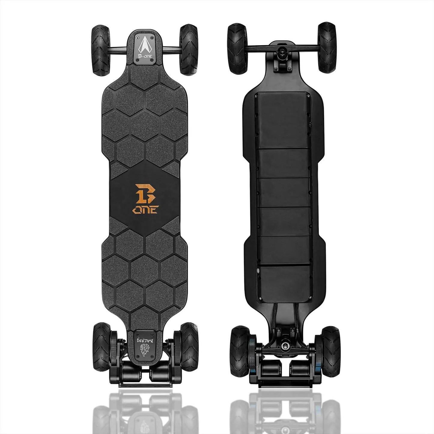 Long-range electric skateboard with 55km range