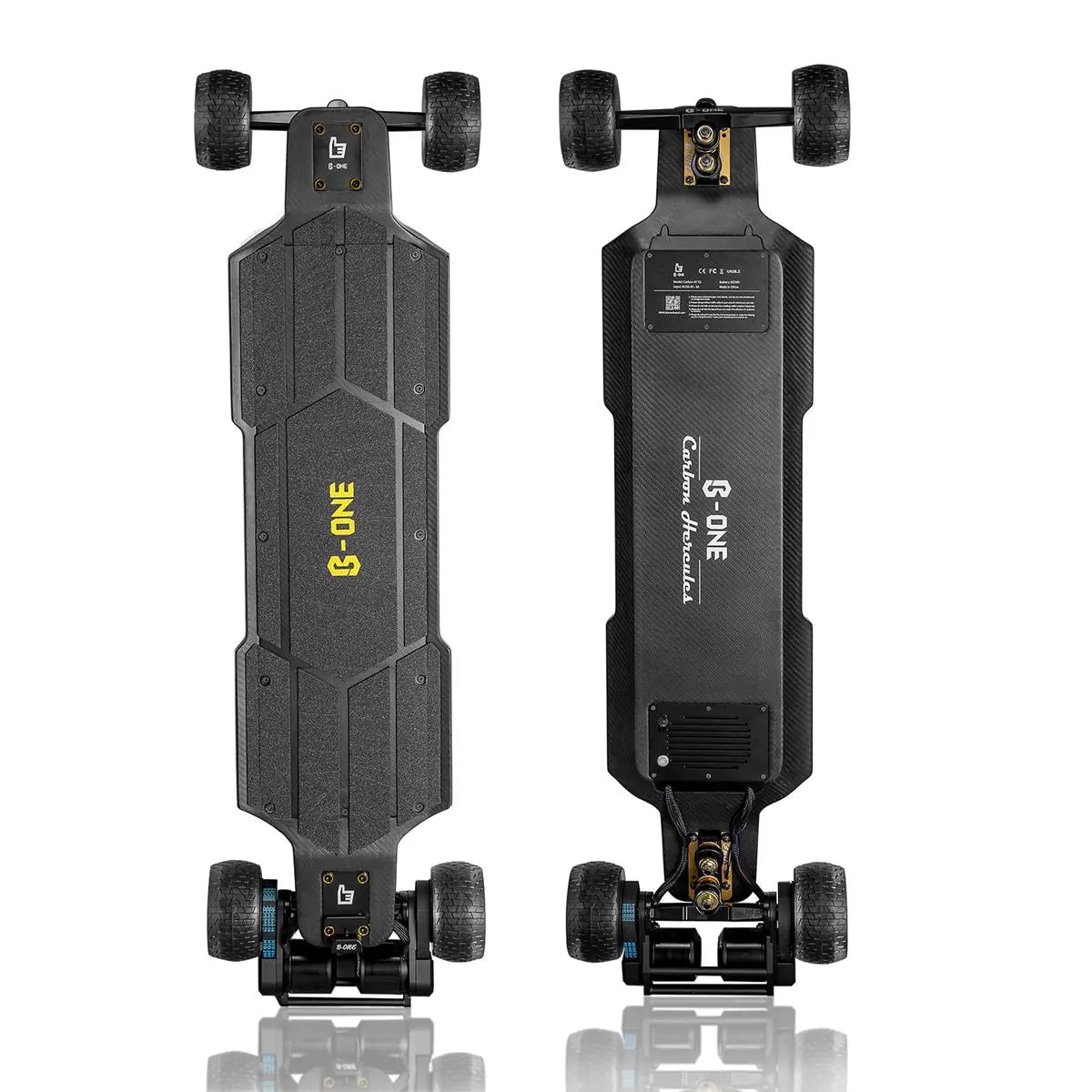 Hercules Carbon Electric Skateboard (Up to 70km range) Boneeboard