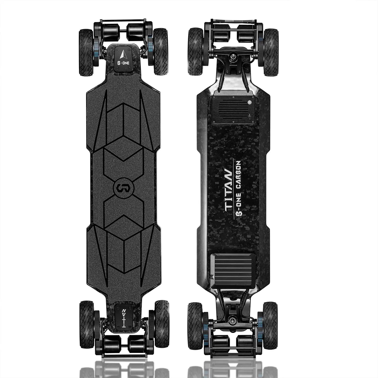 Titan 4WD Electric Skateboard (Up to 65km range) Boneeboard