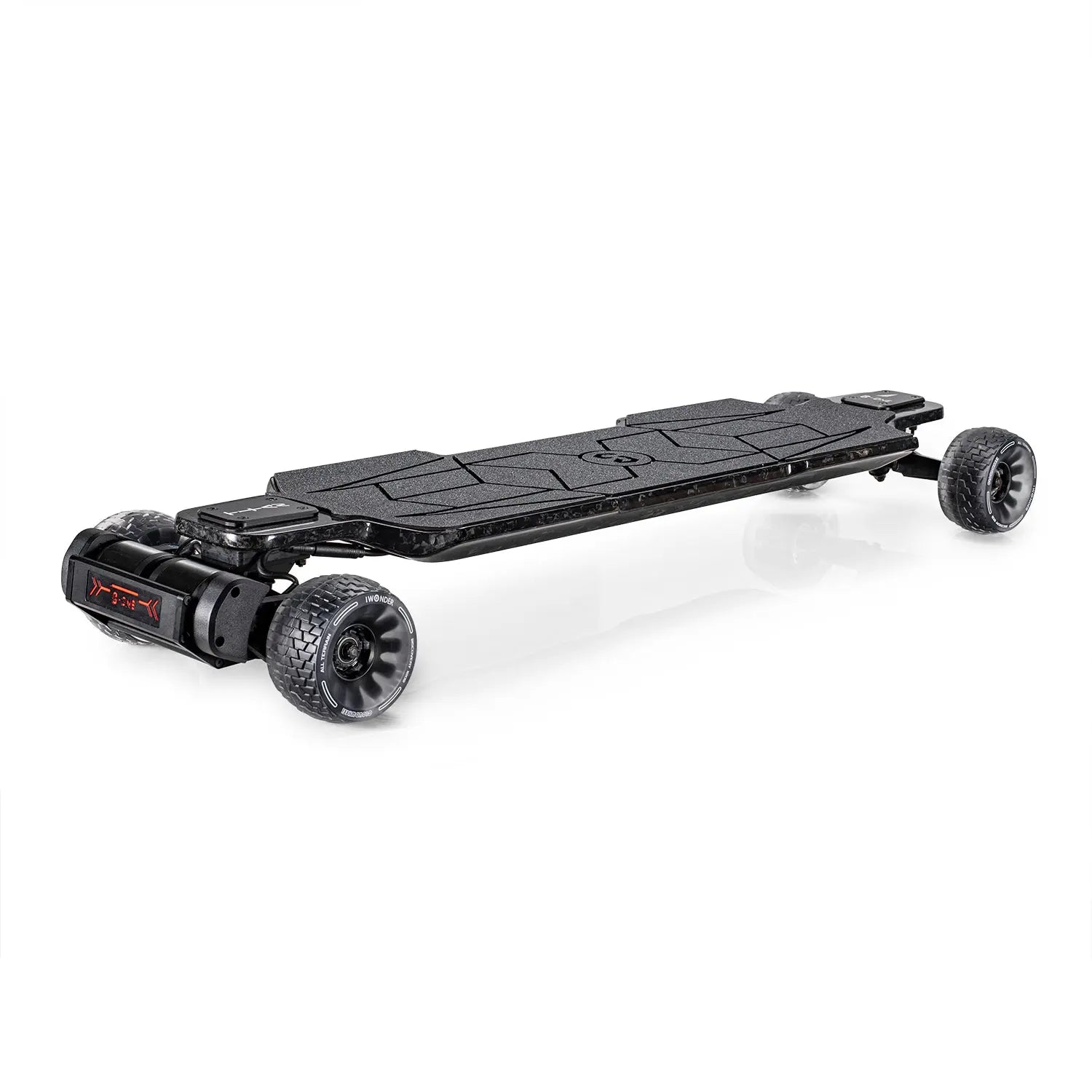 B-ONE TITAN X Carbon Electric Skateboard - 80km Range