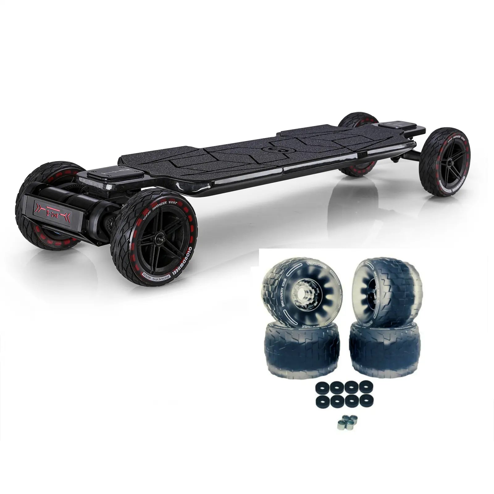 101 skateboard one o one サイズ　L B-ONE TITAN X Carbon Electric Skateboard - 80km Range