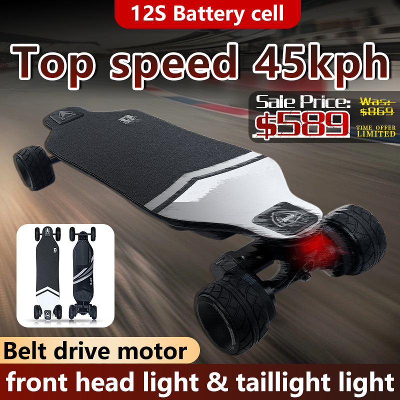 electric skateboard rides like snowboard Manba electric skateboard