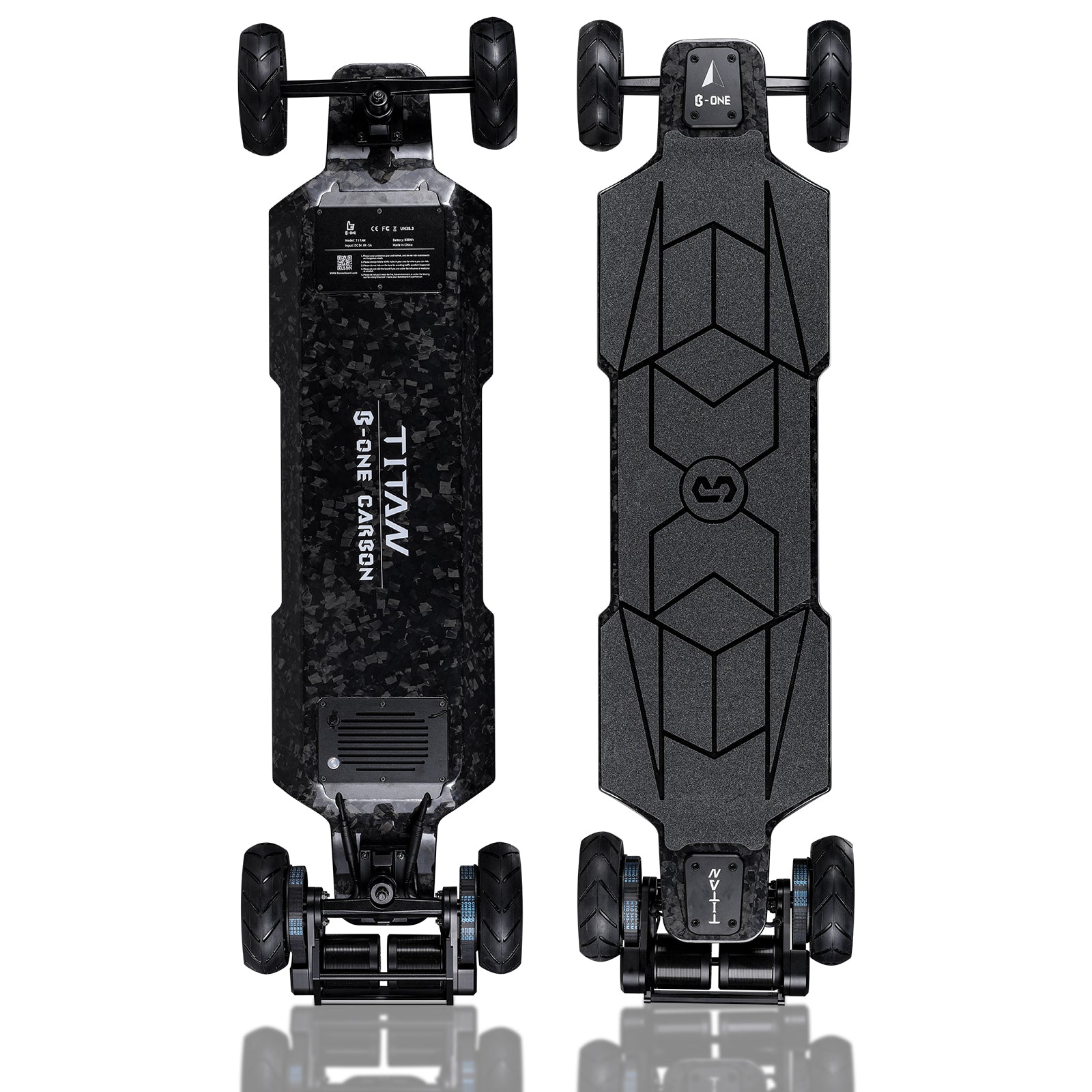 Titan X Electric Skateboard (Up to 80km range)